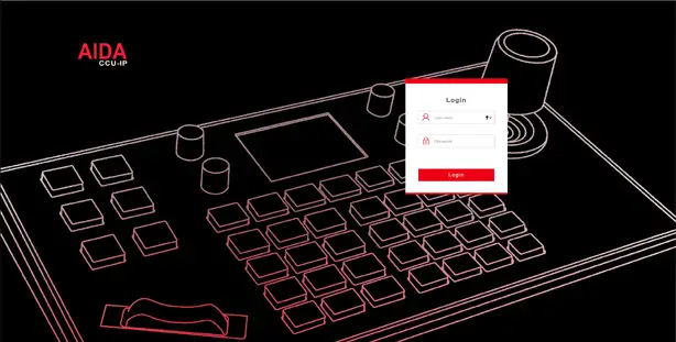 AIDA Professional Broadcast PTZ Joystick Controller CCU-IP - SECTION5-1