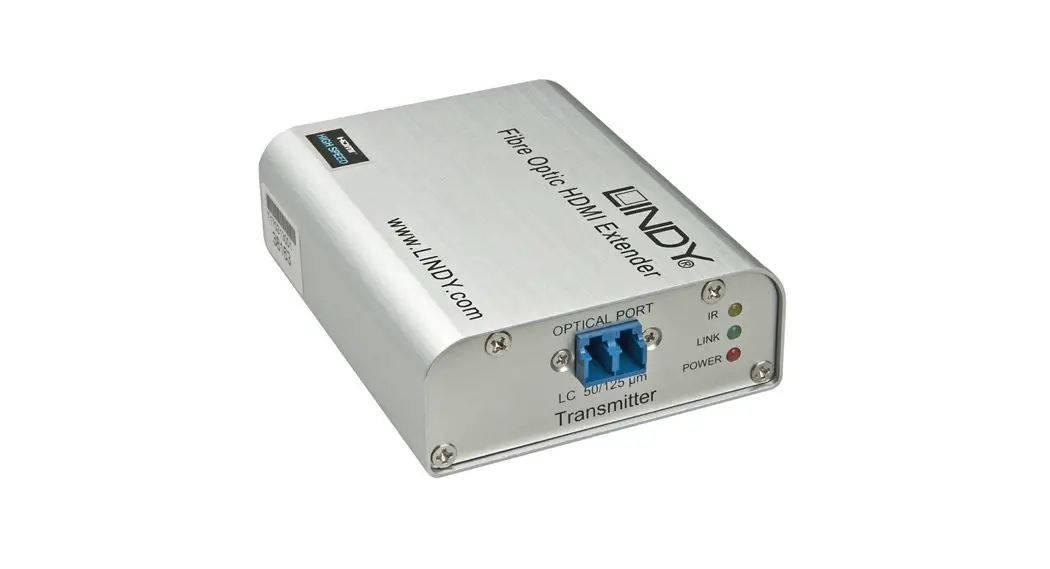 Lindy 38163 300m Fibre Optic Hdmi 10.2g Extender User Manual