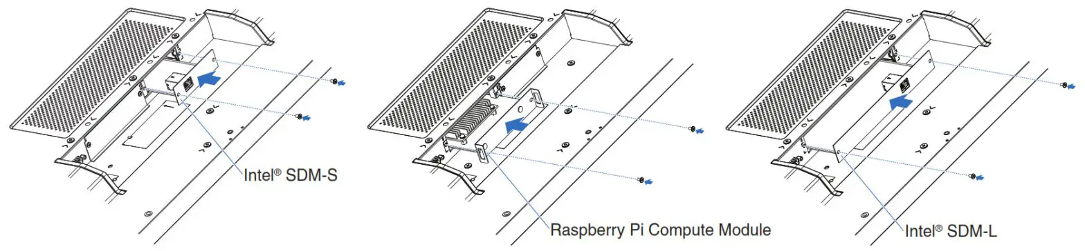 NEC M651 MultiSync M series LCD 65 Inch Message --Insert the Option