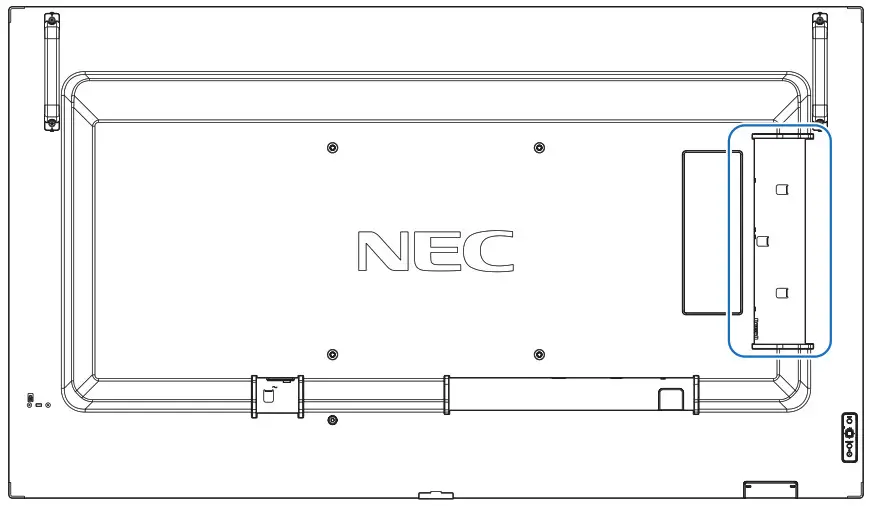 NEC M651 MultiSync M series LCD 65 Inch Message -- Remove