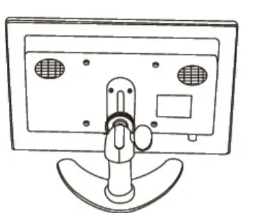 HAIWAY SM10.1 10.1 Inch Monitor- back side