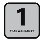 1 Year Warranty