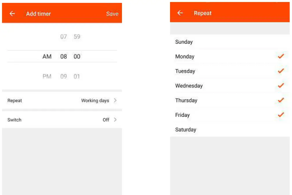 time2 50170609 Wifi Smart-Plug Switch with USB-Setting the Automatic Timer 2