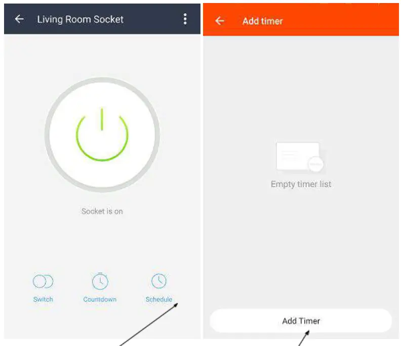 time2 50170609 Wifi Smart-Plug Switch with USB-Setting the Automatic Timer