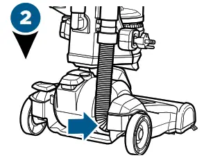 Bissell 2259 Series PowerLifter Swivel Pet Rewind - Clearing a Clog2