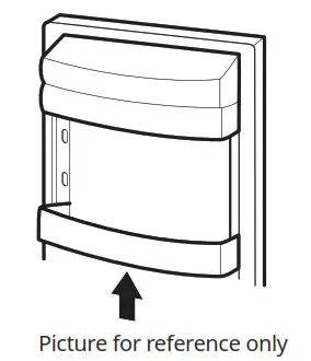 Positioning the door balconies