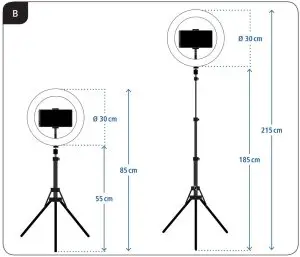 hama 00004643 LED Ring Light-- hama