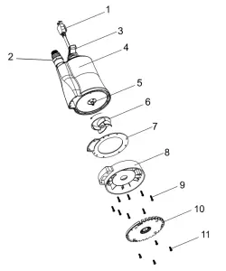 DRUMMOND 63319 Submersible Sump Pump - diagram