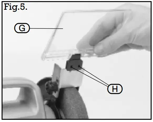 DRAPER G150B 150mm 250W Bench Grinder-Fig.5