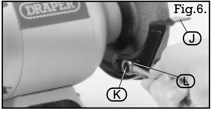 DRAPER G150B 150mm 250W Bench Grinder-Fig.6