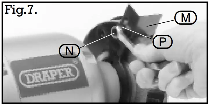 DRAPER G150B 150mm 250W Bench Grinder-Fig.7