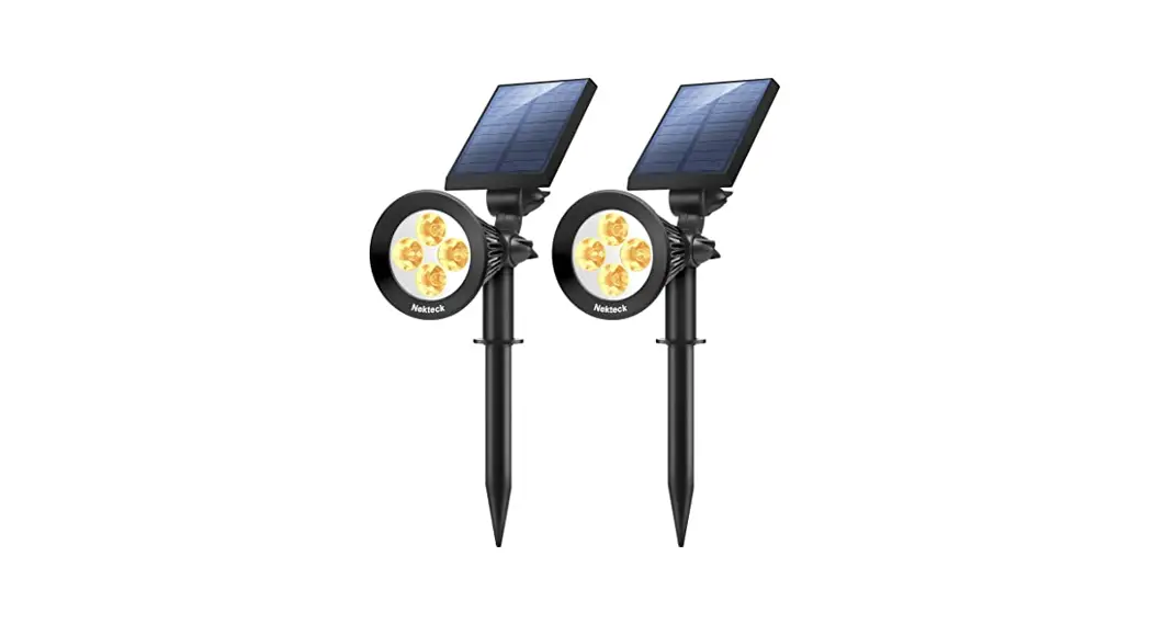 Nekteck 35 Led Outdoor Solar Powered Spotlights User Manual