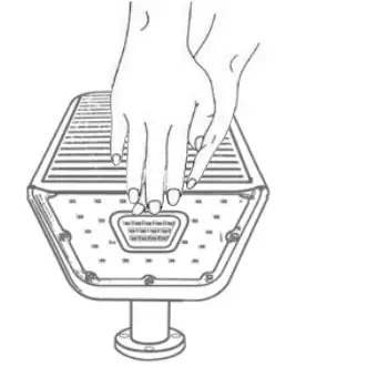 Nekteck 35 LED Outdoor Solar Powered Spotlights - bright mode