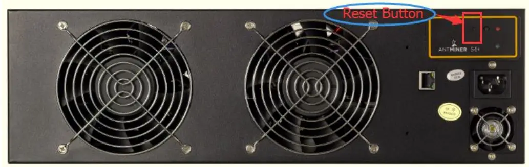 BITMAIN AntMiner S4+ Discussion and Support Thread - RESET BUTTEN