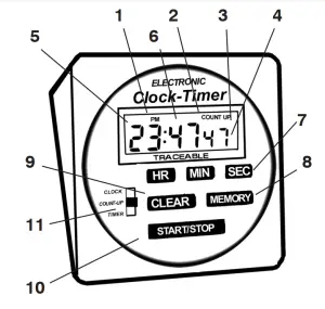 TRACEABLE 5007CC Lab Top Timer - SPECIFICATIONS