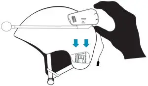 MOUNTING WITH A GLUE PLATE