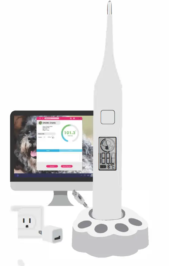 Mella Petcare MELLA001 Mella Pro Pet Thermometer -04