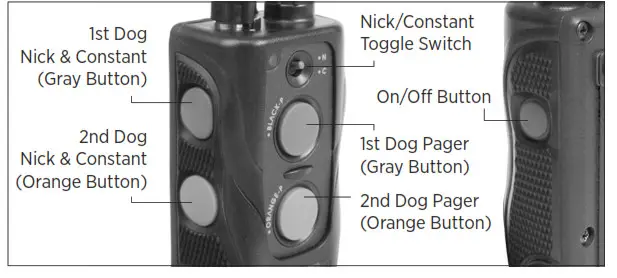 dogtra TD12UR Dog Training Device- right side