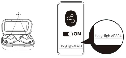 HolyHigh X3 Truly Wireless Earphones- PAIRING 2