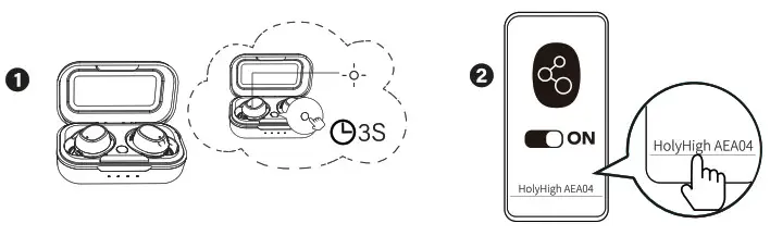 HolyHigh X3 Truly Wireless Earphones- RE PAIRING 2