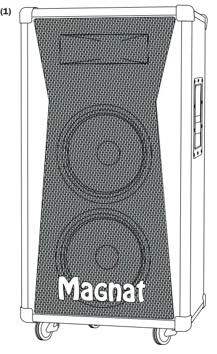 MaGnat BULLDOG 7 Party Speaker-fig1