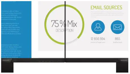 Philips LCD monitor with Ultra-Wide Color - Ultra-narrow Border