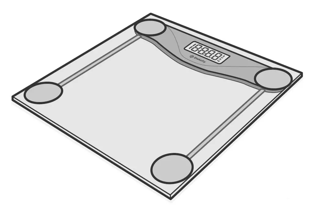 ETEKCITY ESB4074C Smart Body Weight Scale