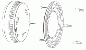 X SENSE SD06 Smoke Alarm - Mounting Steps