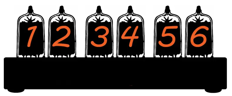 NaxiShop IN 14 IN 8 2 Z573M IN 8 Nixie Desktop Cloc-