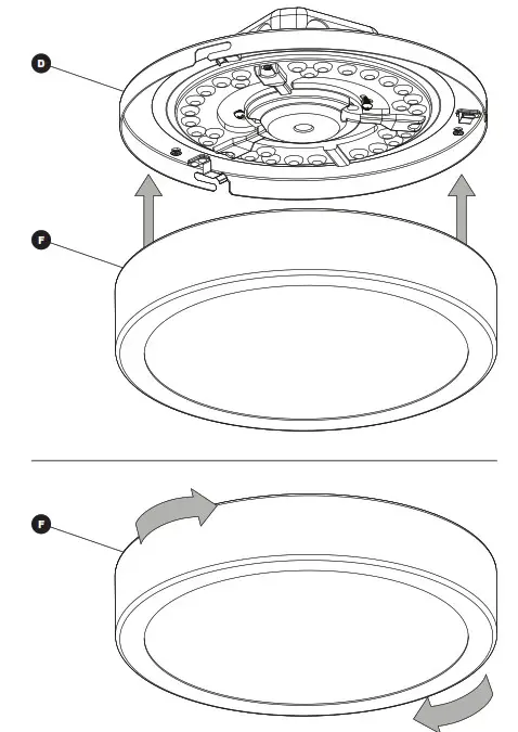 artika 10FM-WO LED Ceiling Light- FINAL INSTALLATION 3