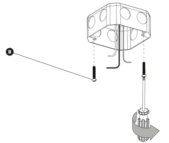 artika 10FM-WO LED Ceiling Light- INSTALLATION 1