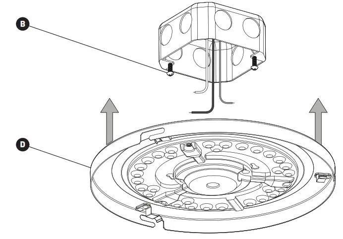 artika 10FM-WO LED Ceiling Light- INSTALLATION 2