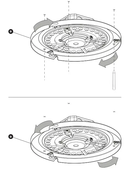 artika 10FM-WO LED Ceiling Light- MOUNTING