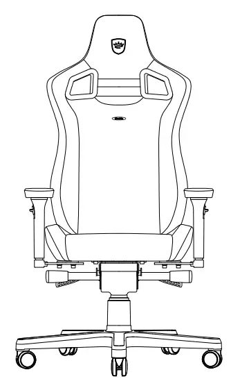 noblechairs EPIC COMPACT Gaming Chair fig1