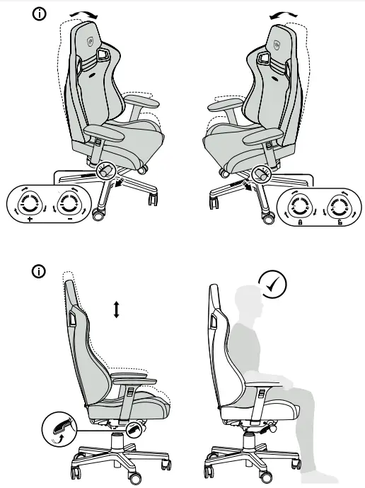 noblechairs EPIC COMPACT Gaming Chair fig6