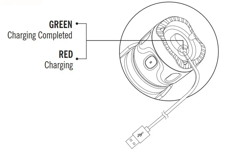 OLIGHT Olantern Mini 150 Lumens LED MCC Rechargeable Lantern Flashlight - CHARGING