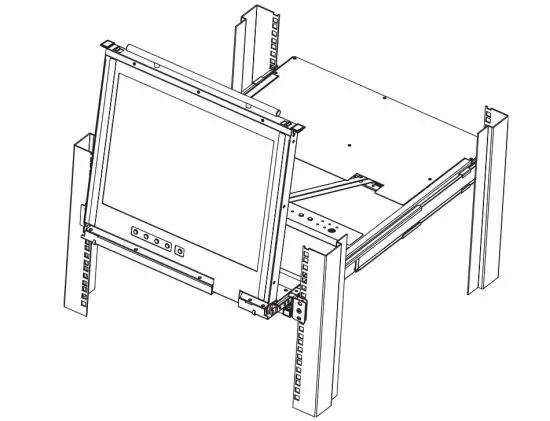 Port NetDirector DisplayPort Rack-Mount Console KVM-Installation