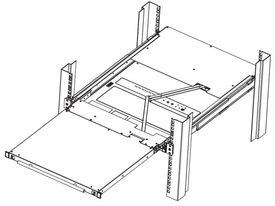 Port NetDirector DisplayPort Rack-Mount Console KVM-LCD module
