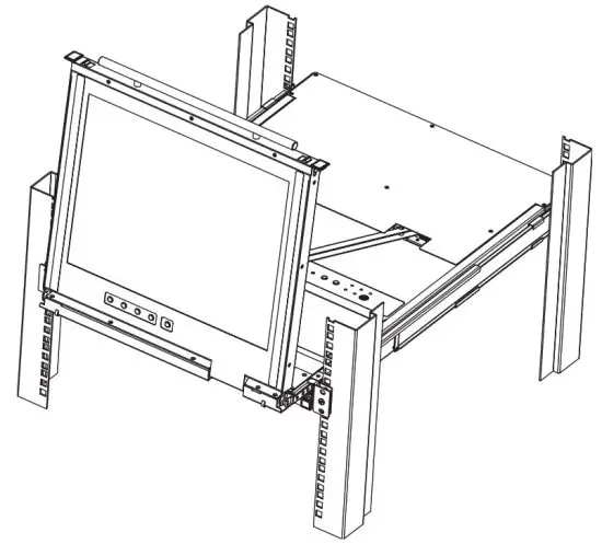 Port NetDirector DisplayPort Rack-Mount Console KVM- module all the way
