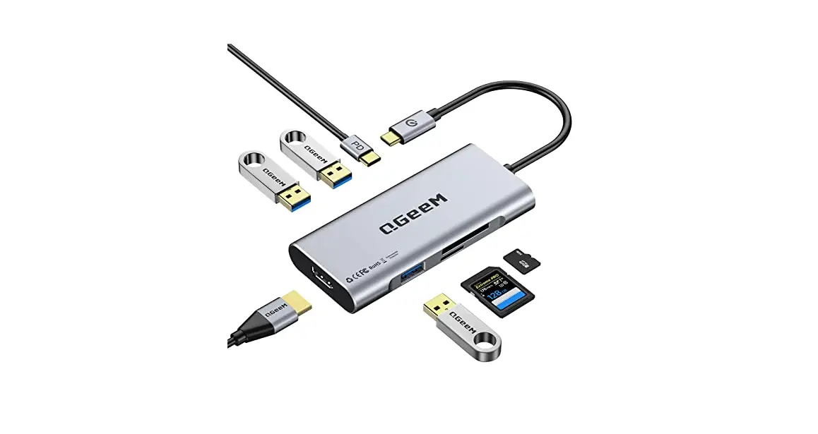Qgeem Usb-c Multifunctional Converter Instruction Manual Qgeem Usb-c Multifunctional Converter Instruction Manual