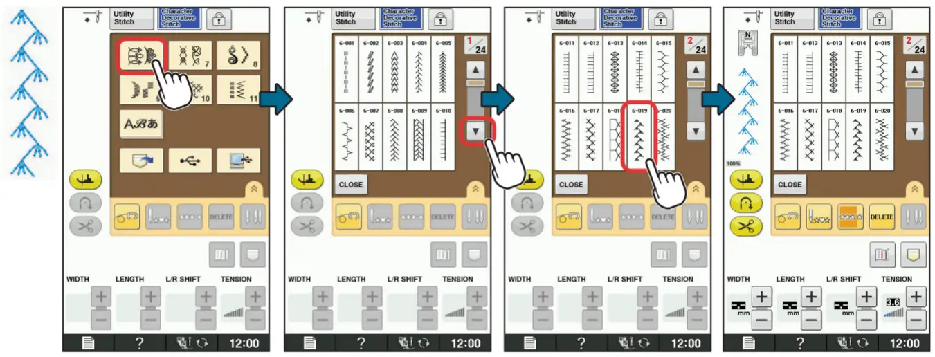 baby lock Ballad BLBA Quilting and Sewing Machine - Decorative Stitches