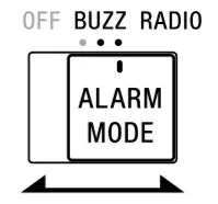 SONY 50364401M FM-AM Clock Radio- alarm 1