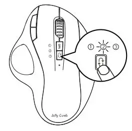 Jelly-Comb-MT50-2.4G-Bluetooth-Wireless-Rechargeable-Trackball-Mouse-4