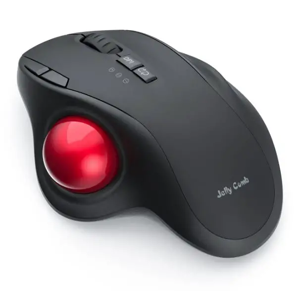 Jelly-Comb-MT50-2.4G-Bluetooth-Wireless-Rechargeable-Trackball-Mouse