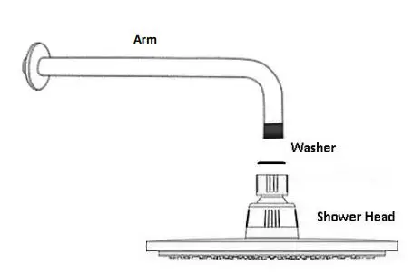 Better Bathrooms Shower Head - Parts