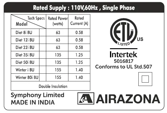 AIRAZONA-ACOTO332-22i 350 CFM 3-Speed Portable-Evaporative-Cooler-FIG-3