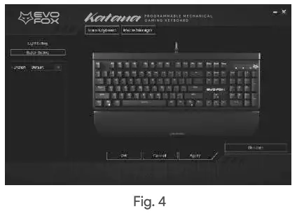 EVOFOX Katana Programmable Mechanical Gaming Keyboard - Fig17