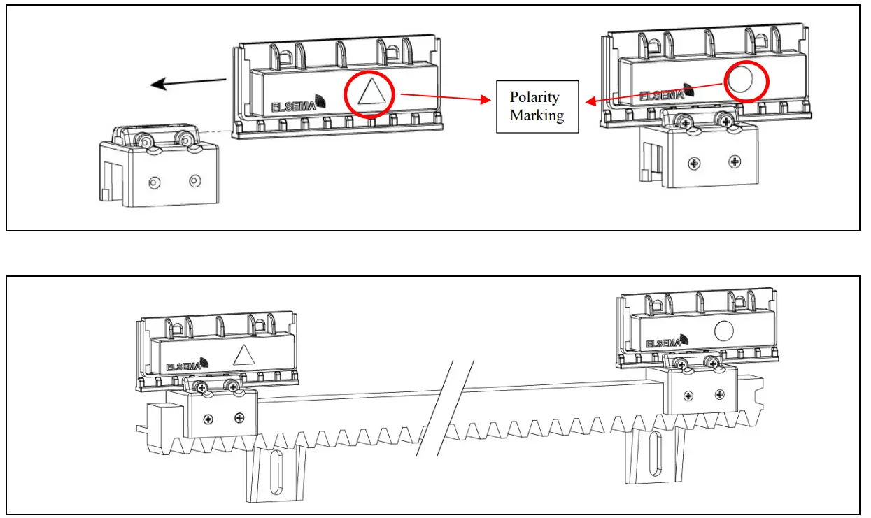 ELSEMA iS1500LV High Speed Sliding Gate Opener with Battery Back Up - fig1