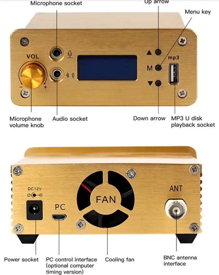 Chengdu Yile Electronic Technology RFSOUND01 Wireless FM Radio Transmitter - description