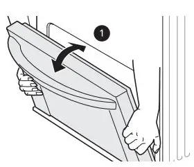 LG Gas Range Owner’s Manual - Close the door to the removal position